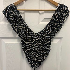 Zara Zebra Top